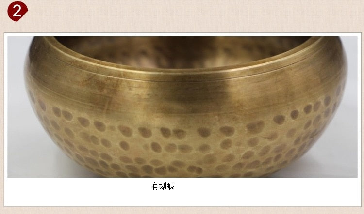 Tibetan Bowl Singing Bowl Decorative-wall-dishes Home Decoration Decorative Wall Dishes Tibetan Singing Bowl Religious Supplies
