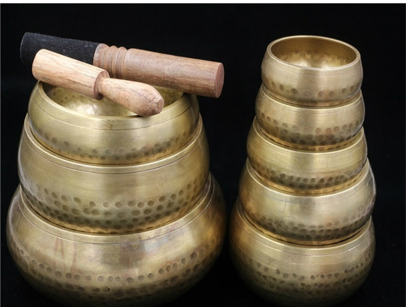Tibetan Bowl Singing Bowl Decorative-wall-dishes Home Decoration Decorative Wall Dishes Tibetan Singing Bowl Religious Supplies