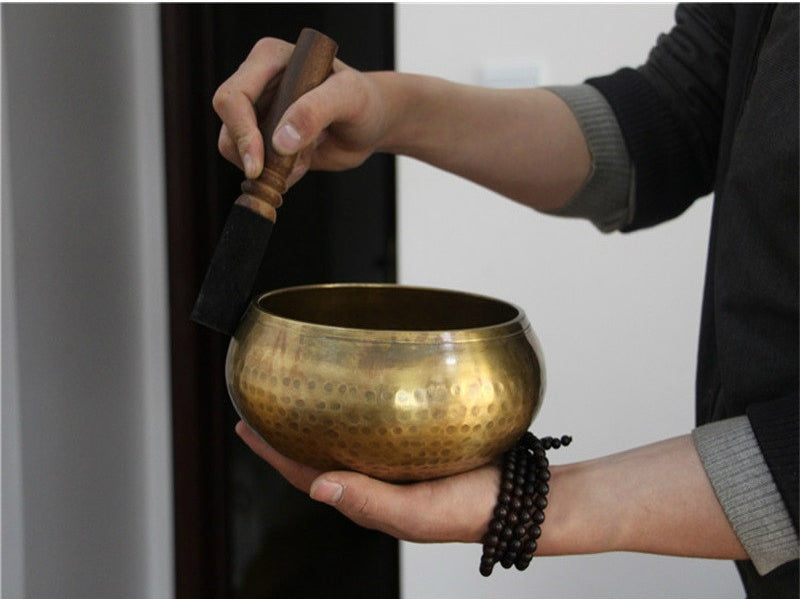 Tibetan Bowl Singing Bowl Decorative-wall-dishes Home Decoration Decorative Wall Dishes Tibetan Singing Bowl Religious Supplies