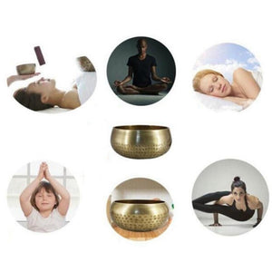 Tibetan Bowl Singing Bowl Nepalese Buddhist Tibetan Chanting Yoga Meditation Bowl Buddhist Sound Therapy Bowl  Religion Carft
