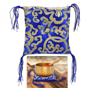 Tibetan Buddhism Singing Bowl Cushion Nepal Handmade Pillow Mat Hand Craft Decoration