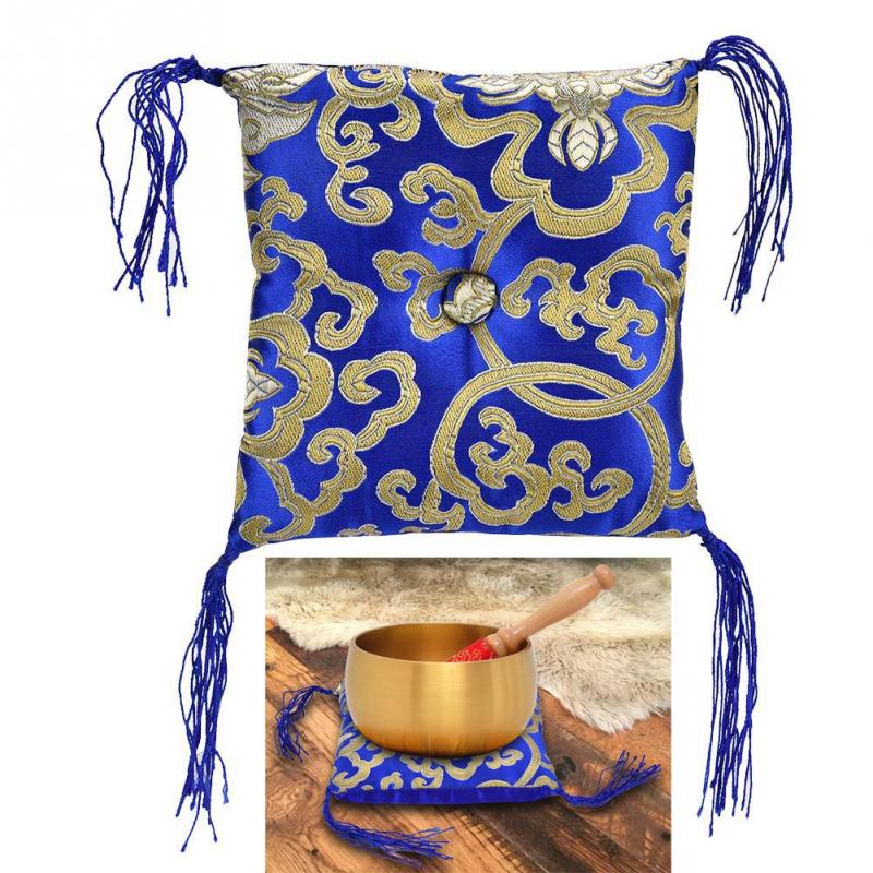 Tibetan Buddhism Singing Bowl Cushion Nepal Handmade Pillow Mat Hand Craft Decoration