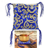 Tibetan Buddhism Singing Bowl Cushion Nepal Handmade Pillow Mat Hand Craft Decoration