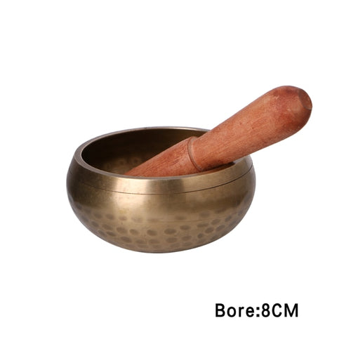 Tibetan Buddhism Singing Bowl Hand Hammered Yoga Copper Chakra Meditation Gift Relax Soothing Sound  Meditation Specialists