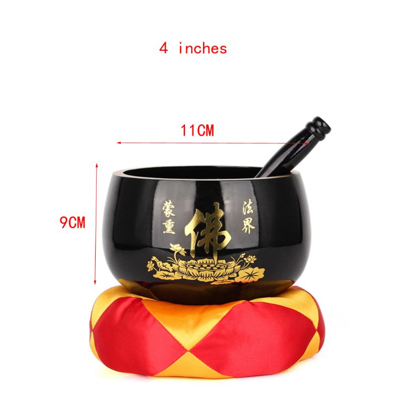 Tibetan Buddhism Singing Bowl Hand Hammered Yoga Copper Chakra Meditation Gift