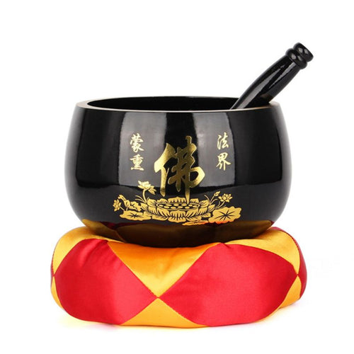 Tibetan Buddhism Singing Bowl Hand Hammered Yoga Copper Chakra Meditation Gift