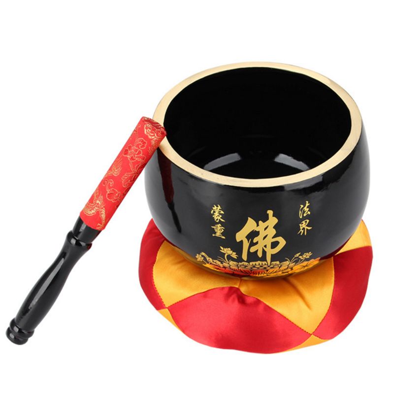 Tibetan Buddhism Singing Bowl Hand Hammered Yoga Copper Chakra Meditation Gift