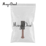 Tibetan Buddhism Singing Bowl Mallet Wood   w/ Leather Head Wrapped with premium Leathe for Relax Yoga Art Crafts 12.7cm