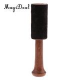 Tibetan Buddhism Singing Bowl Mallet Wood   w/ Leather Head Wrapped with premium Leathe for Relax Yoga Art Crafts 12.7cm