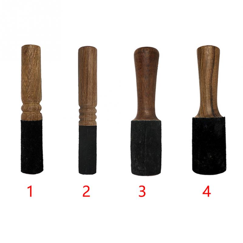 Tibetan Buddhist Chanting Singing Bowl Stick Monks Copper Bowl Leather Hammer Mallet Wood Handle Meditation Singing Stick #20