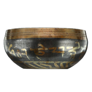 Tibetan Singing Bowl Buddhism Meditation Bell Hand Hammered Buddhist Brass Bowl Yoga Copper Chakra Healing Spiritual Gift