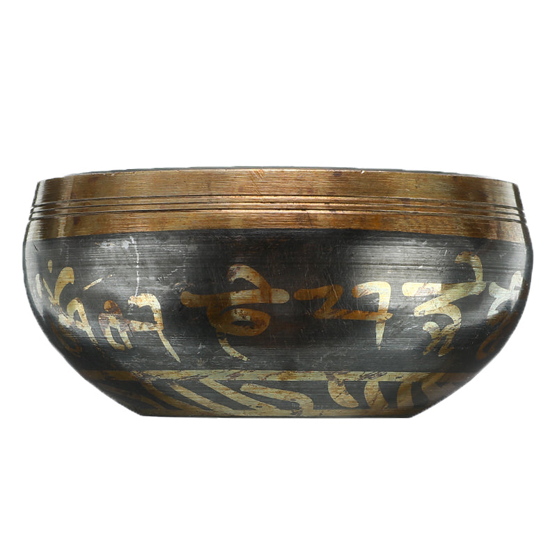 Tibetan Singing Bowl Buddhism Meditation Bell Hand Hammered Buddhist Brass Bowl Yoga Copper Chakra Healing Spiritual Gift