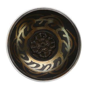 Tibetan Singing Bowl Buddhism Meditation Bell Hand Hammered Buddhist Brass Bowl Yoga Copper Chakra Healing Spiritual Gift