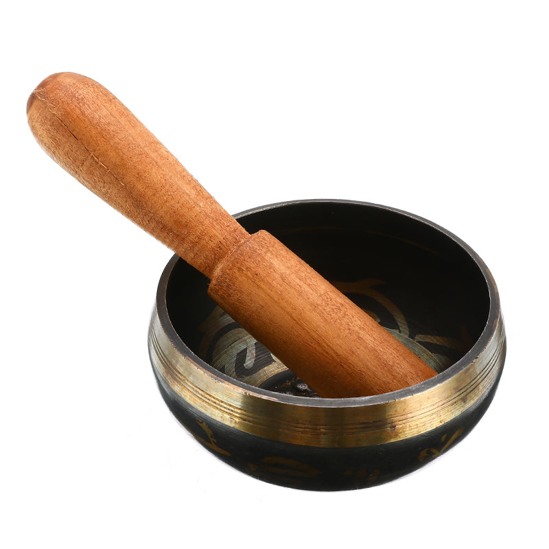 Tibetan Singing Bowl Buddhism Meditation Bell Hand Hammered Buddhist Brass Bowl Yoga Copper Chakra Healing Spiritual Gift