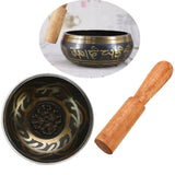 Tibetan Singing Bowl Buddhism Meditation Bell Hand Hammered Buddhist Brass Bowl Yoga Copper Chakra Healing Spiritual Gift
