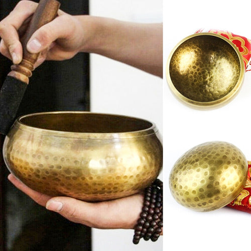 Tibetan Singing Bowl Decorative Wall Dishes Home Buddhism Decoration Decorative Sacrifice Sacred Dharma Monks Lama Nepal