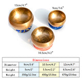 Tibetan Singing Bowl Decorative Wall Dishes Home Buddhism Decoration Decorative Sacrifice Sacred Dharma Monks Lama Nepal