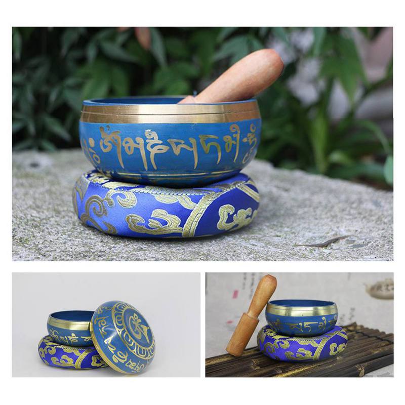Tibetan Singing Bowl Decorative-wall-dishes Home Decoration Decorative Singing Bowl Xizang Sacrifice Sacred Dharma Monks Lama
