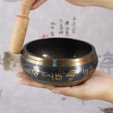 Tibetan Singing Bowl Decorative-wall-dishes Home Decoration Decorative Xizang Sacrifice Sacred Dharma Monks Lama