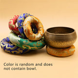 Tibetan Singing Bowl Mat Himalayan Hand Hammered Chakra Meditation Religion Belief Buddhist Supplies Home Decoration S2