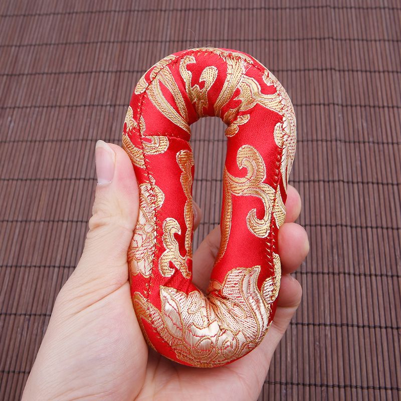 Tibetan Singing Bowl Mat Religion Belief Buddhist Supplies Home Decoration Color Random delivery 8/10/12cm