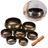Tibetan Singing Bowl Meditation Buddhism Bell Hand Hammered Buddhist Brass Bowl Yoga Copper Chakra Healing Spiritual Gift
