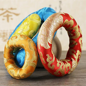 Yoga Tibetan Singing Bowls Mat Himalayan Hand Hammered Chakra Meditation Religion Faith Buddhist supplies Home Decoration GPD