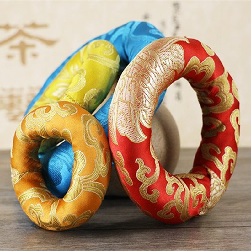 Yoga Tibetan Singing Bowls Mat Himalayan Hand Hammered Chakra Meditation Religion Faith Buddhist supplies Home Decoration GPD